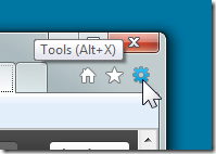 在IE9浏览器中打开\