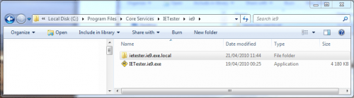在IETester上安装IE9浏览器预览版