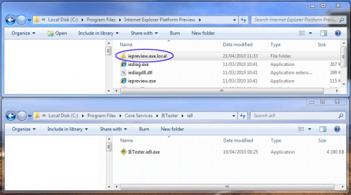 在IETester上安装IE9浏览器预览版