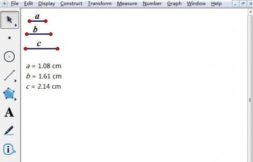 在几何画板中怎么画出三个两两相切的圆