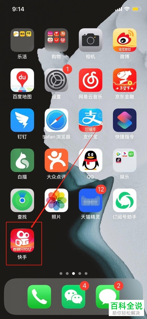 在快手APP上购物后如何查询订单