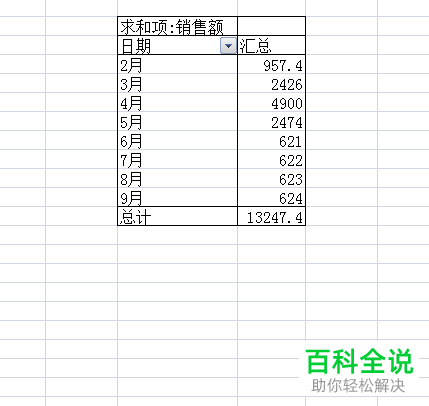 怎么把Excel表格按照日期做每月求和