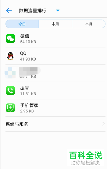 怎么查询华为手机应用流量使用情况