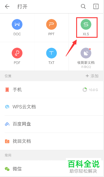 怎么查看手机版WPS的文件