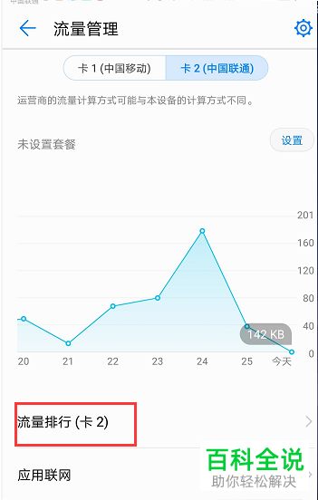 怎么查询华为手机应用流量使用情况