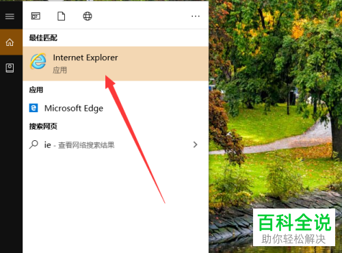 怎么查看win10电脑中的ie版本