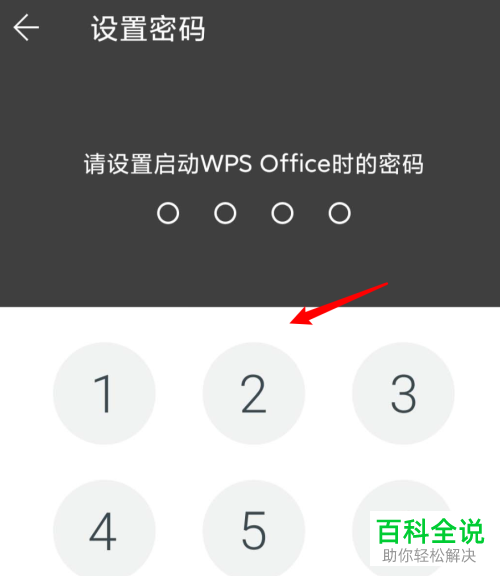 怎么打开手机版wps的密码锁定功能