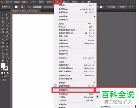 怎么打开/关闭AI透视网格