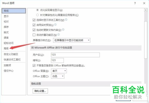 怎么打开Word文档中的为HTML功能显示像素功能