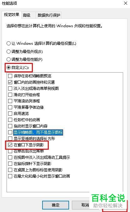 怎么给Win10电脑设置显示窗口阴影