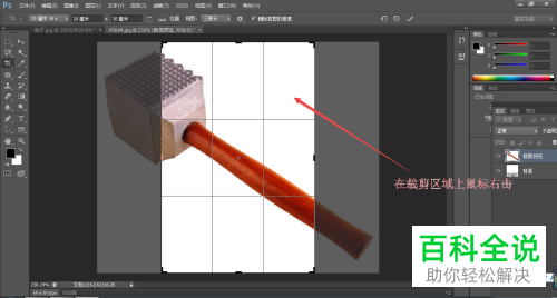 怎么更改电脑版PS中裁剪区域的分辨率
