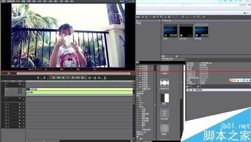 怎么给edius导入的视频添加上下黑边框?