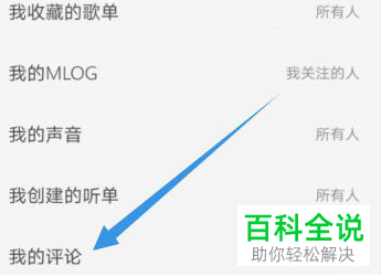怎么将网易云音乐评论设为关注的人可见