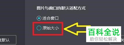 怎么将爱奇艺看图默认适配方式设置为原始大小