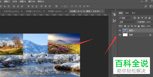 怎么将PS软件中的多个图层合并为一个