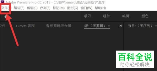 怎么将视频素材导入至pr软件中