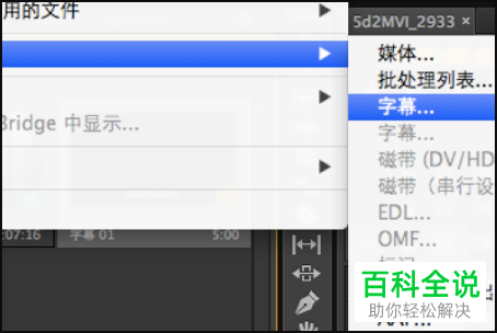 怎么将SRT字幕文件导入Pr