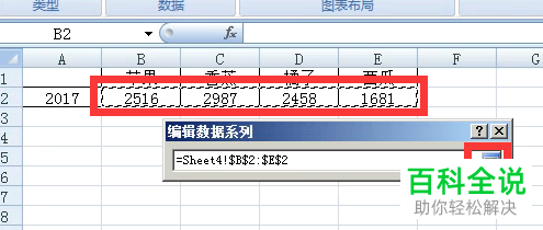 怎么将不同Excel表格中的数据制作成一张图表？