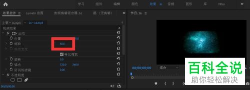 怎么利用pr软件来调整视频的大小