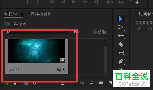 怎么利用pr软件来调整视频的大小
