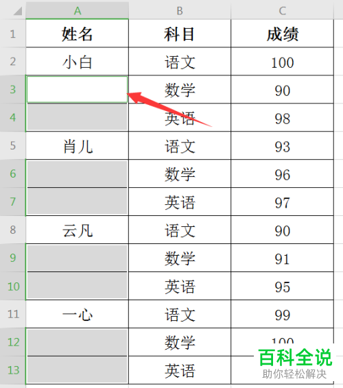 怎么批量补充电脑版Excel表格中漏掉的数据
