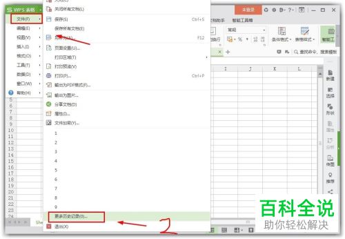 怎么批量删除wps表格最近打开的文档记录
