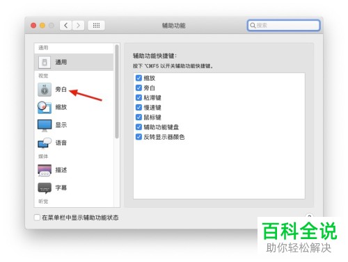 怎么启用Mac电脑旁白功能