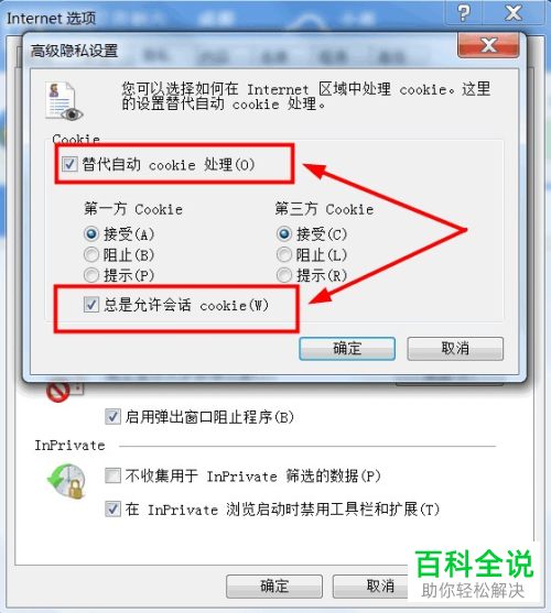 怎么启用被浏览器禁用的cookie功能？