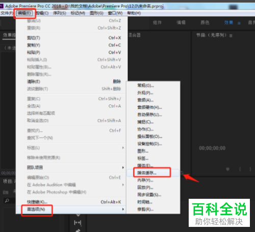 怎么清理PR软件中的缓存文件