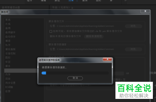 怎么清理PR软件中的缓存文件