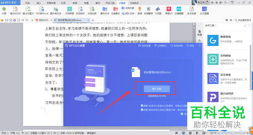 怎么使用WPS中的论文查重功能