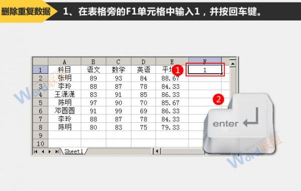 怎么删除Excel2003中的重复行与重复数据