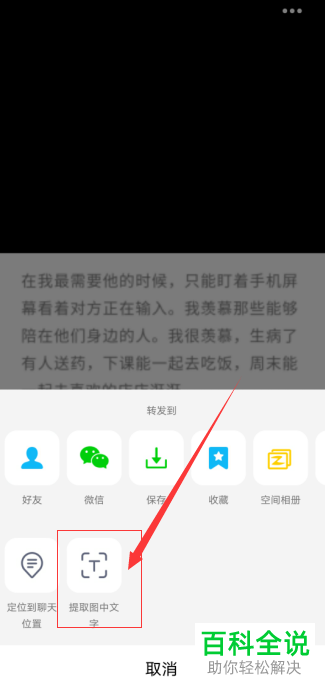怎么通过手机QQ将图片中的文字提取出来并转为文本