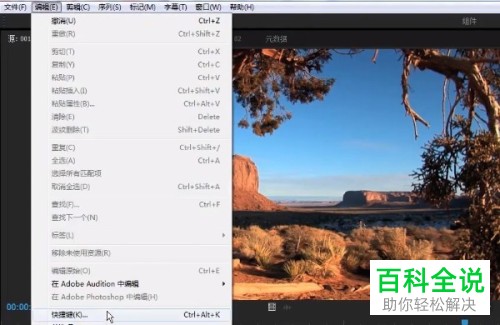 怎么修改Pr快捷键按键