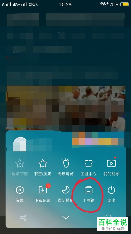 怎么修改VIVO手机浏览器中的主题与背景颜色