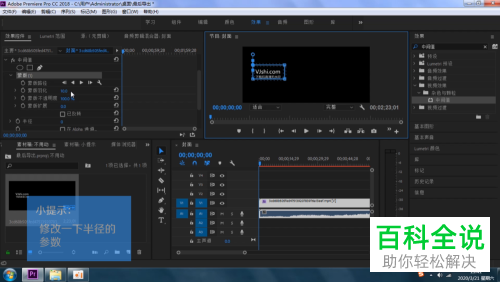 怎么用Pr软件去除视频或图片上的水印