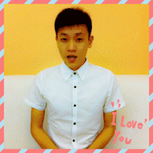 怎么用美图GIF制作对口型打手势的GIF动画我爱你