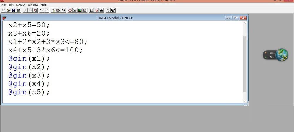 怎么用lingo解线性方程组？用lingo 11优化解线性方程组实例教程