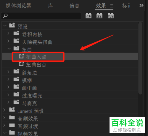 怎么用Pr给视频添加扭曲效果