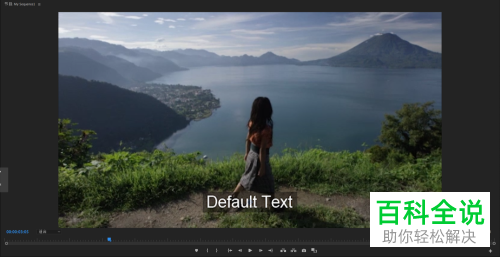 怎么用Pr在视频中插入文本？