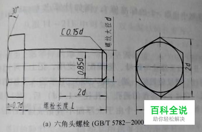 怎么用CAXA绘制六角头螺栓