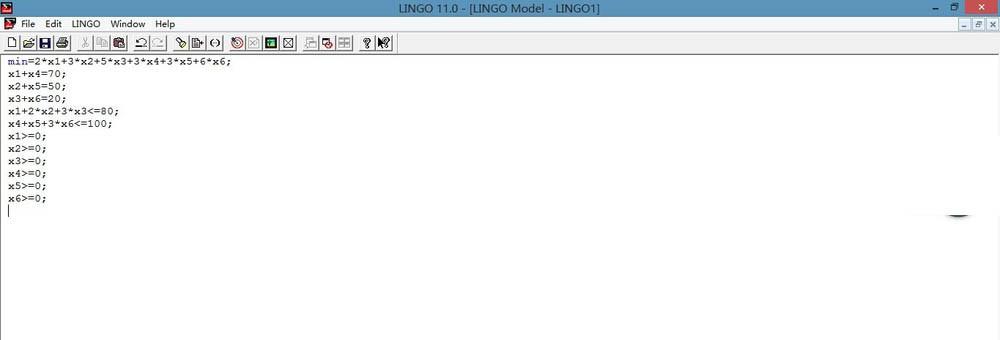 怎么用lingo解线性方程组？用lingo 11优化解线性方程组实例教程