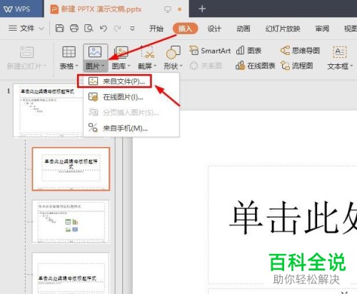 怎么用WPS设置PPT文档母版背景图片