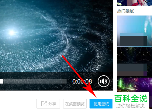 怎么用电脑上的小鸟壁纸软件来设置动态壁纸？
