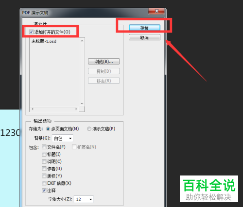 怎么用PS将PSD图像存储为PDF演示文稿