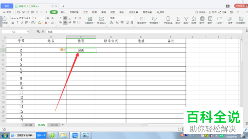 怎么在WPS表格中设置删除线