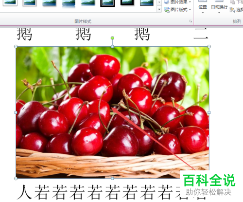 怎么在2010版word软件中的文字间进行插入图片