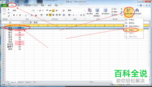 怎么在Excel表格中筛选重复的数据
