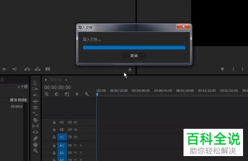 怎么在Pr中导入项目文件