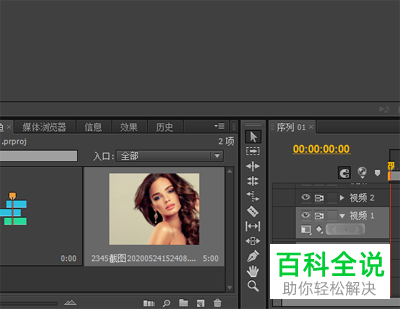怎么在premiere的时间轴上对图片的透明度进行调整